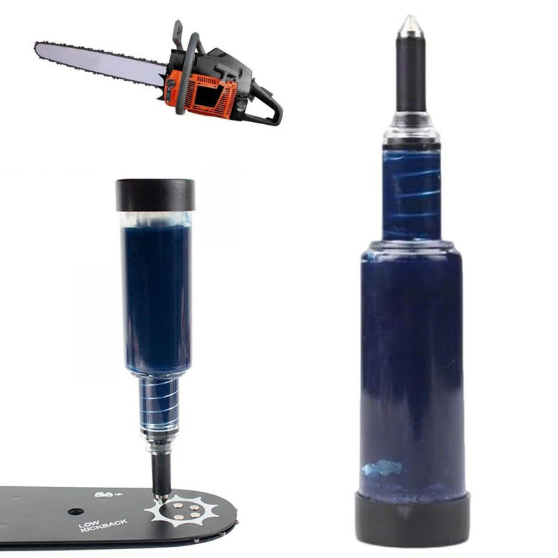 1Pcs Guide Bar Grease Tool, Precision Grease Pen for Chainsaw Lubrication, Portable Push Type Greases Gun, for Guide Bar, Hinges, Small Mechanical Parts, Pre Loaded, Reduces Waste, 1.5 oz 42.5g - Image 1